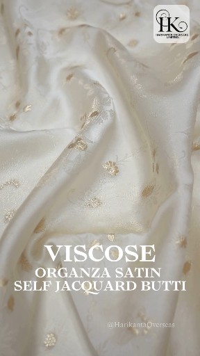Viscose organza Satin Self butti